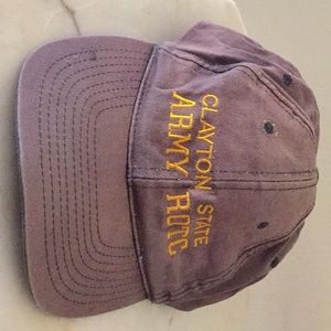 Clayton State University ROTC hat faded blue